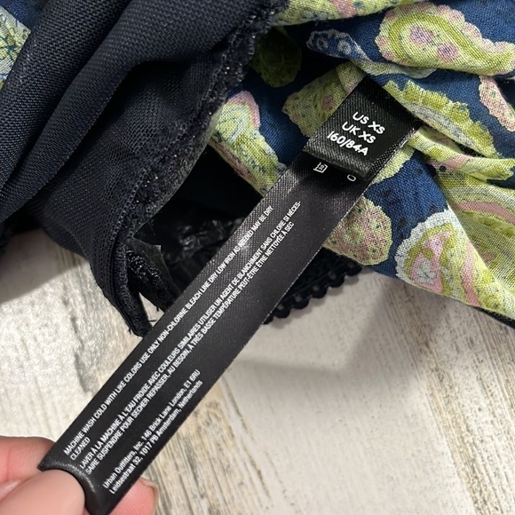 Free People Sundown Paisley Bodysuit Size XS.  NWT - Picture 10 of 12